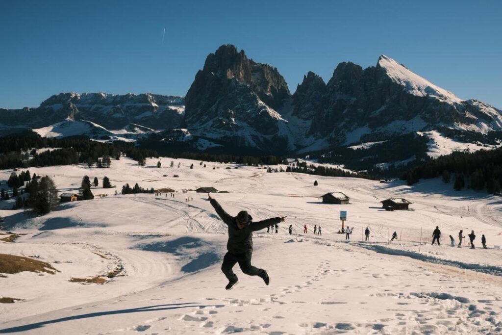 Seiser Alm in the Dolomites, Italy